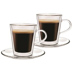 Maxxo Lungo 2-częściowy zestaw szklanek termicznych, 220 ml