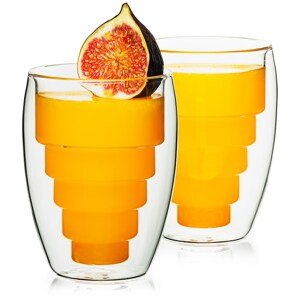 4Home Szklanka termiczna Pyramide Hot&Cool, 250 ml, 2 szt.
