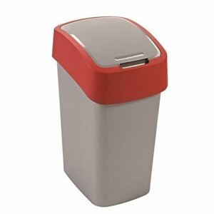 Curver Kosz na śmieci FLIP BIN 10 l,  czerwony, 10 l