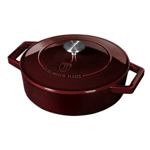 Berlinger Haus Garnel żeliwny z pokrywką Burgundy Line, 26 cm