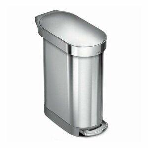 Simplehuman Pojemnik na pedały Slim 45 l, stalnierdzewna
