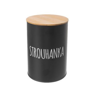 Orion Pojemnik blaszany na bułkę tartą  BLACK