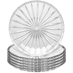 Altom Komplet szklanych talerzy płytkich Venus 25 cm, 6 szt.