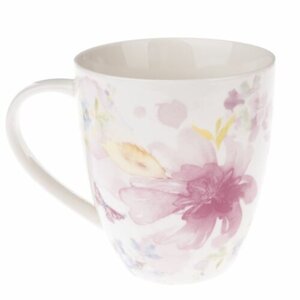 Kubek porcelanowy Flower, 490 ml