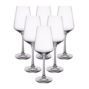 Crystalex 6-częściowy komplet kieliszków na białe wino SANDRA, 0,25 l, 250 ml