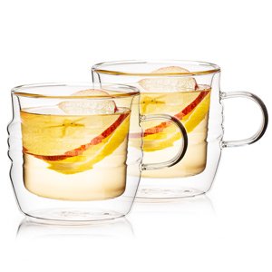 4Home Szklanka termiczna Stripe Hot&Cool 250 ml, 2 szt.