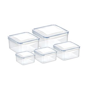 Tescoma 5-częściowy komplet pojemników FRESHBOX, kwadratowy, 5 szt.