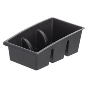Organizer na torebki z przyprawami,  czarny
