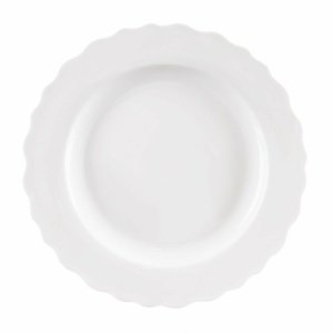 Orion Porcelanowy płytki talerz MONA fale, śr. 24,5 cm