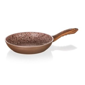 Banquet Patelnia z powierzchnią nieprzywierającą SMART STONE Brick, 20 cm, 20 cm