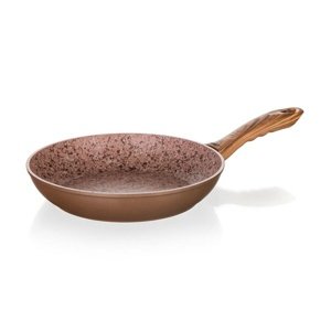 Banquet Patelnia z powierzchnią nieprzywierającą SMART STONE Brick, 24 cm, 24 cm