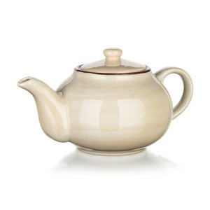 Banquet Ceramiczny czajnik PALAS, 1 l,  kremowy