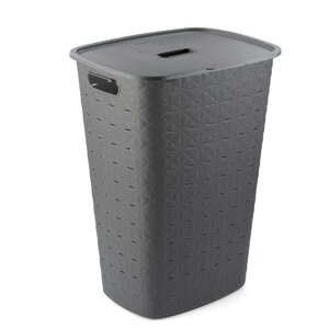 Kosz na pranie Curver Softex 56 l , ciemnoszary