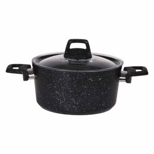 EH Garnek aluminiowy z pokrywką Alu 4,4 l, śr. 24 cm