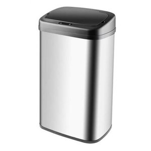 Brilanz Bezdotykowy kosz na śmieci Senzo 50 L,kwadratowy, stal nierdzewna
