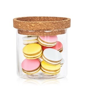 4Home Szklany pojemnik do żywności z pokrywką Cork, 450 ml, 450 ml