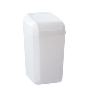 Denox Troya Kosz na śmieci 15 l, biały, 15 l