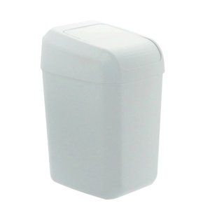 Kosz na śmieci Denox Troya 30 L, biały, 30 l