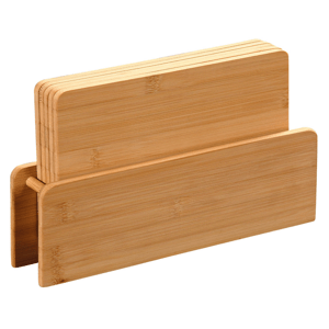 Kesper 58376 Zestaw 5 desek w stojaku, 24,5 x 15,5x 0,9 cm