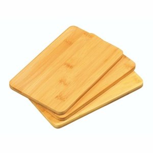 Kesper 50203-71 Zestaw desek do krojenia bambus 3 szt., 22 x 14 x 0,8 cm