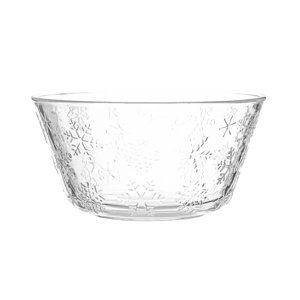 Altom Miska szklana Snowflakes 13 cm, 400 ml
