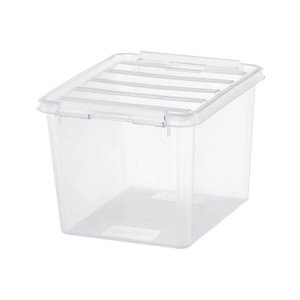 Pudełko SmartStore Classic z białymi klipsami, 3 l, 3 l