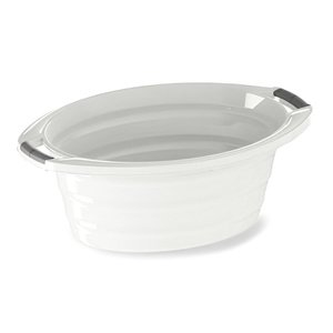 Umywalka plastikowa owalna, 72 x 50 x 25 cm, 35 l,biała