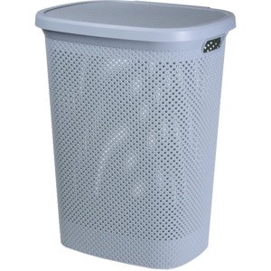 Kosz na pranie, 60 l, szary
