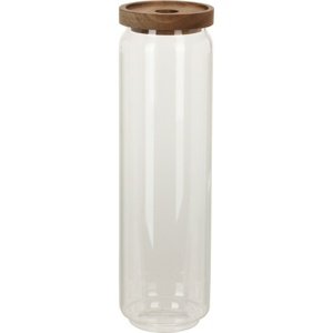 EH Słoik z pokrywką z drewna akacjowego, 1,5 l