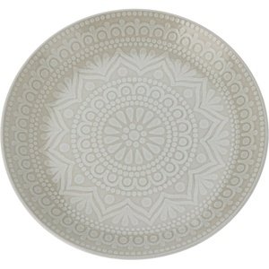 Płytki talerz kamionkowy Ethnic, śr. 27 cm, beżowy