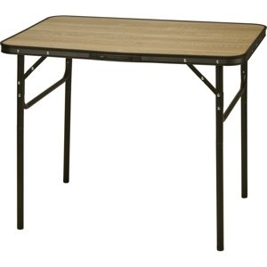 Stolik kempingowy w dekorze drewna, 90 x 60 x 30 cm