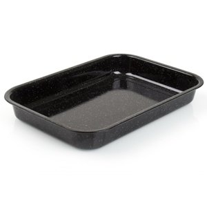 Banquet Blacha emaliowana do pieczenia CULINARIA Black 42 x 29 x 6 cm, L