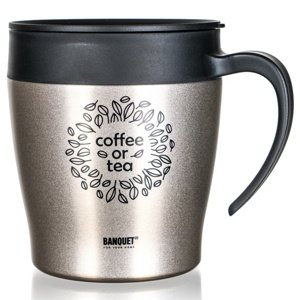 Banquet Podróżny kubek termiczny TAZZA 330 ml,beżowy