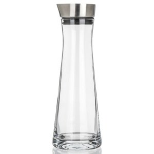 Banquet  Szklana karafka z lejkiem ze stali nierdzewnej DALEN 1000 ml