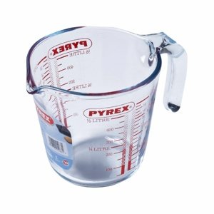 Szklany kubek pomiarowy Pyrex 0,5 l, 12 x 12 cm, 500 ml