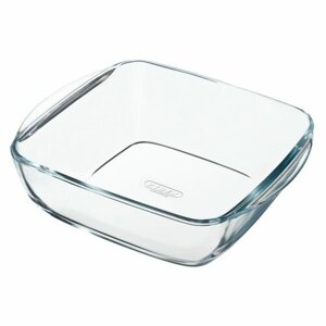 Pyrex Szklane kwadratowe naczynie do pieczenia 2,2l, 25 x 22 x 7 cm