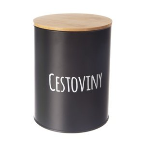 Orion Pojemnik blaszany na makaron BLACK