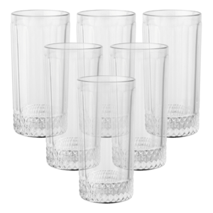 Altom Zestaw wysokich szklanek Luca 360 ml, 6 szt.