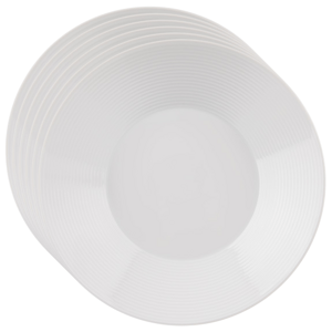 Orion Zestaw porcelanowych talerzy głębokich Mona line 6 szt., 22 cm