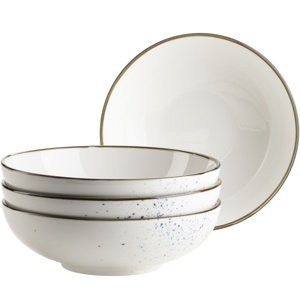 Mäser 4-częściowy zestaw misek Pintar Białeniebieskie kropki 22 cm