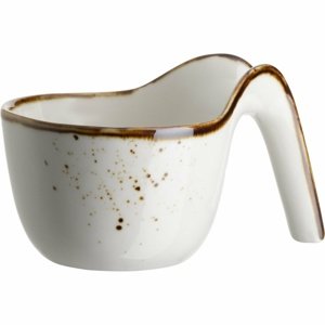 Miska Mäser Gourmet Pintar białe brązowe kropki 9x 5,5 cm, S