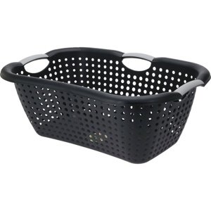 Kosz na pranie z recyklingu 26 l, 60 x 40 x 22 cm,26 l , antracytowy