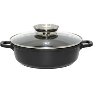 Elo 19624 Brytfanna z pokrywą szklaną i uchwytemaromatycznym Alucast 24 cm, 24 cm