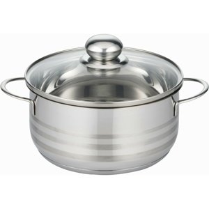 Elo 22120 Basic Garnek ze stali nierdzewnejBrillant 20 cm, 2,6 l, 2,6 l