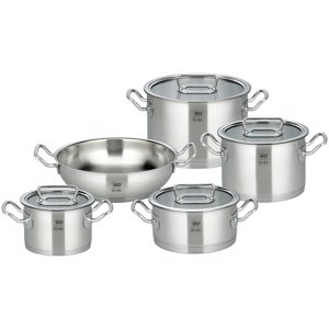 Elo 40995 Premium 5-częściowy zestaw garnków zestali nierdzewnej Gourmet Plus