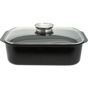 Elo 82840 Basic Brytfanna ze szklaną pokrywką i aromatyzerem Raffinesse 40 x 26 cm