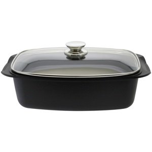 Elo 90932 Basic Naczynie do pieczenia ze szklanąpokrywką Quatrorondo 40 x 22 cm