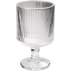 Toro Szklany puchar na podstawce 250 ml, 6,8 x 6,8x 11 cm