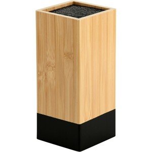 Kesper 58030 Bambusowy stojak na noże 10 x 10 x 23cm, czarny