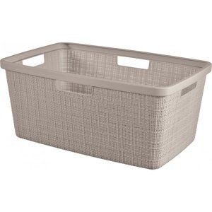 Curver Kosz na czystą bieliznę Jute 46 l, taupe